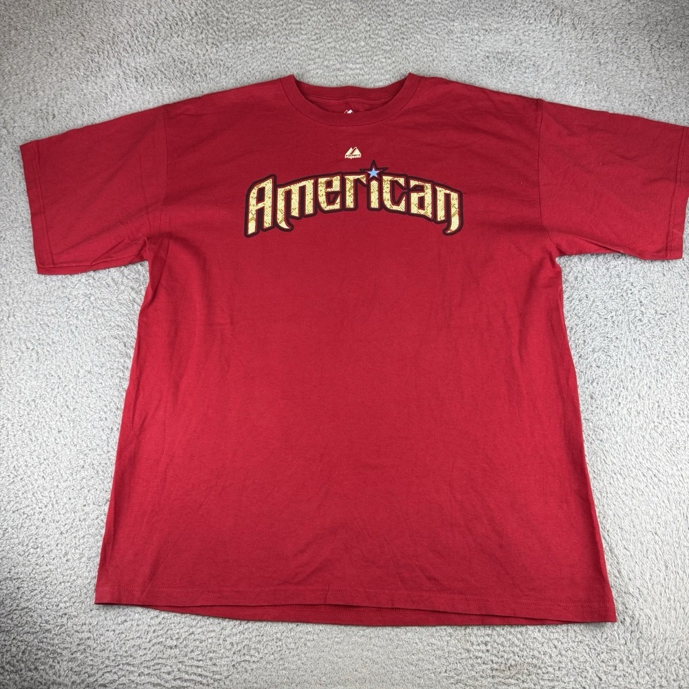 Adrian Gonzales MLB All Star‎ Game Jersey Shirt Men's Size Xl 2011 Red Boxy